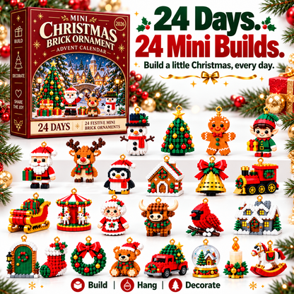 First 100 Customers Get 80% OFF!| 💫💫24-Day Christmas Building Block Advent Calendar For Kids & Families👨‍👩‍👧‍👦