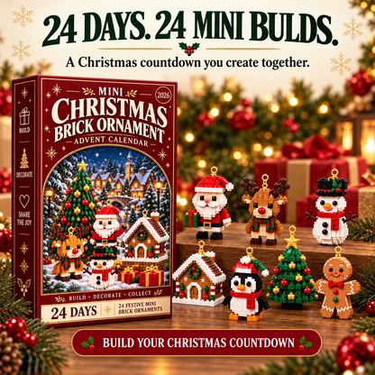 First 100 Customers Get 80% OFF!| 💫💫24-Day Christmas Building Block Advent Calendar For Kids & Families👨‍👩‍👧‍👦