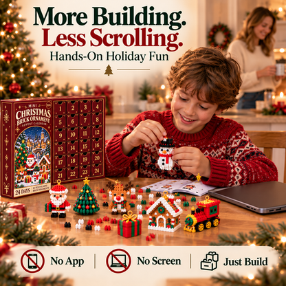 First 100 Customers Get 80% OFF!| 💫💫24-Day Christmas Building Block Advent Calendar For Kids & Families👨‍👩‍👧‍👦