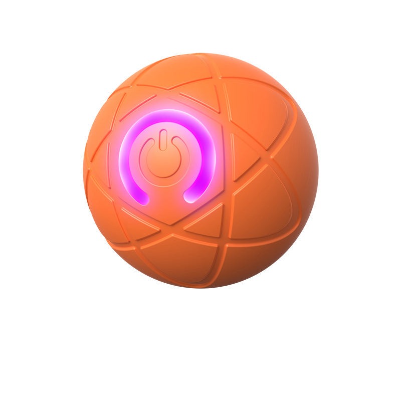 Interactive Bouncing Ball for Dogs | Self-Moving & Direction-Changing, LED Lights, USB Rechargeable for Indoor Chase & Play