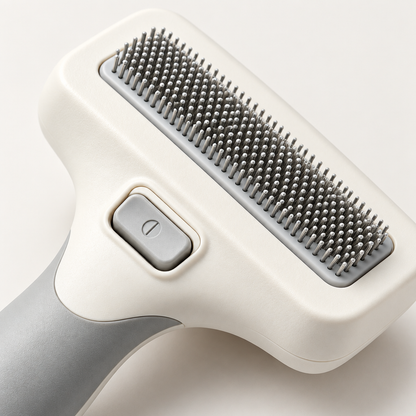 Close-up of brush bristles