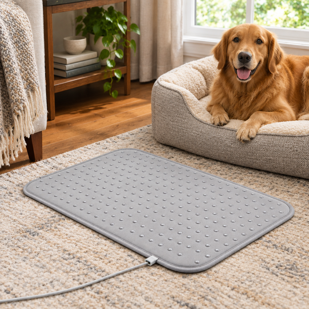 Illustrative placement of mat in home